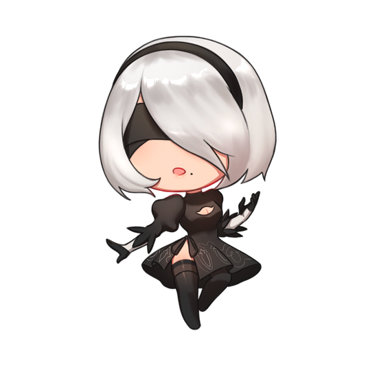 2B - Nier Automata | Holographic Sticker