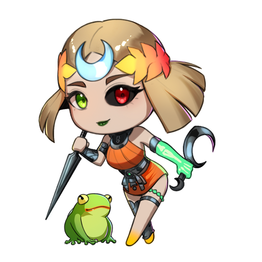 Melinoe - Hades 2 | Holographic Stickers