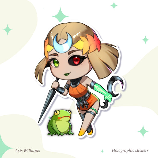 Melinoe - Hades 2 | Holographic Stickers