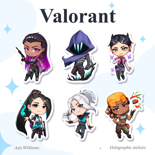 Valorant | Holographic Stickers
